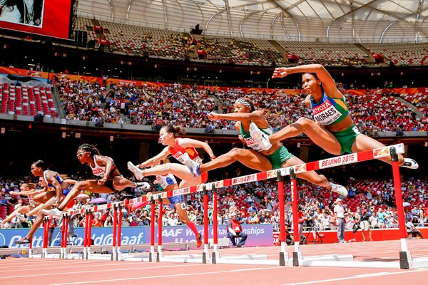 Fabiana Moraes Brazil 100m Hurdles Beijing 2015 