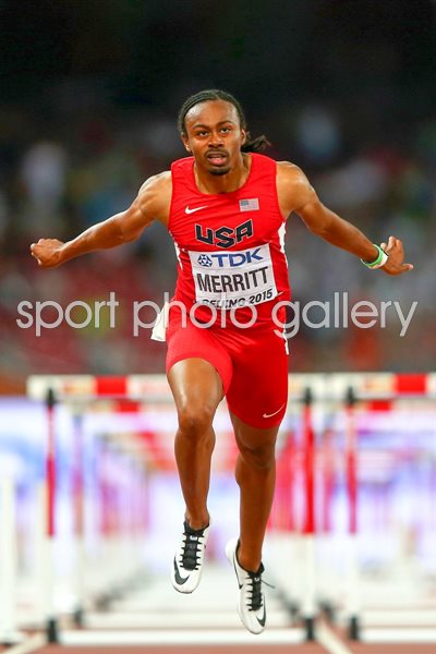 Aries Merritt 110m Hurdles Beijing 2015