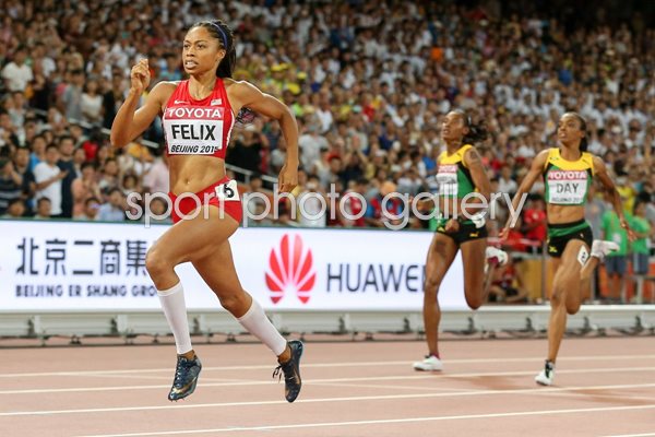 Allyson Felix 400m Champion Beijing  2015