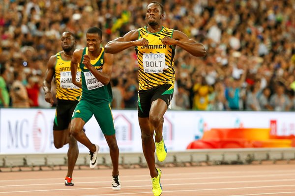 Usain Bolt 200m Champion Beijing 2015