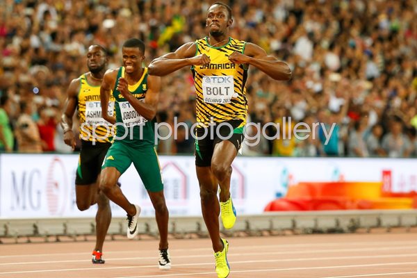 Usain Bolt 200m Champion Beijing 2015