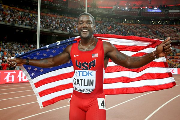 Justin Gatlin 200m Runner Up Beijing 2015