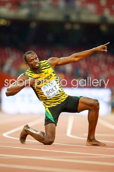 Usain Bolt 200m Champion Beijing 2015