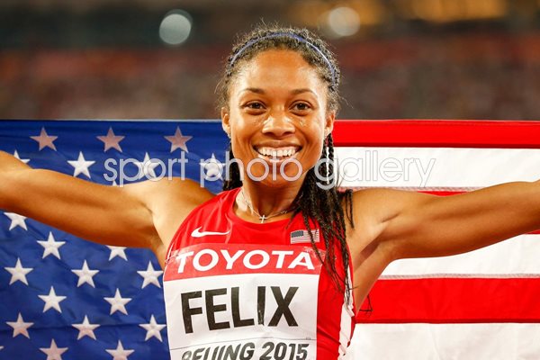 Allyson Felix IAAF World Athletics Championships Beijing 2015
