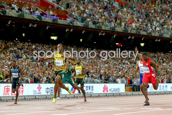 Usain Bolt 200m Champion Beijing 2015