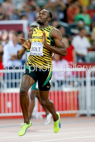 Usain Bolt 200m Champion Beijing 2015