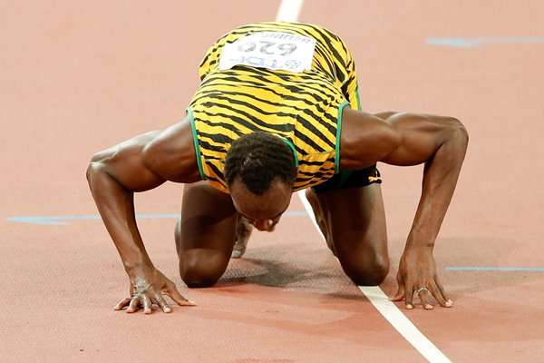 Usain Bolt 200m Champion Beijing 2015