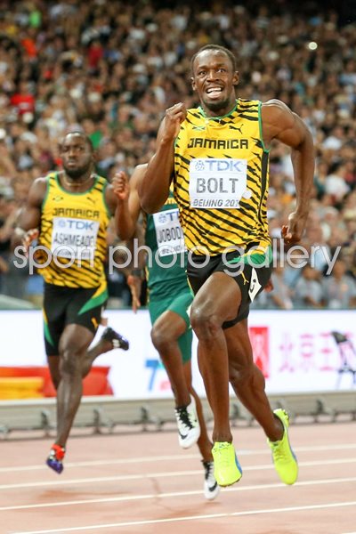 Usain Bolt 200m Champion Beijing 2015
