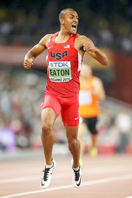 Ashton Eaton USA Decathlon 400m Beijing 2015