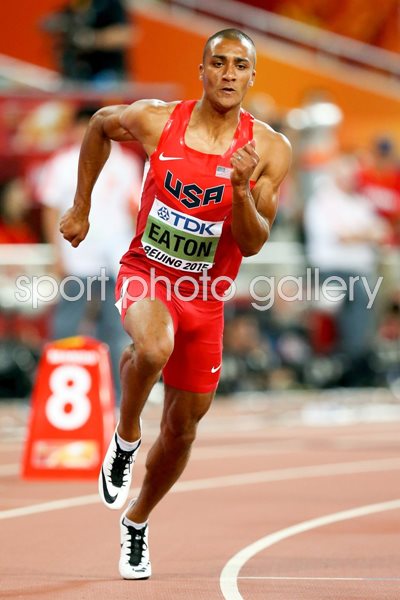 Ashton Eaton USA Decathlon 400m Beijing 2015