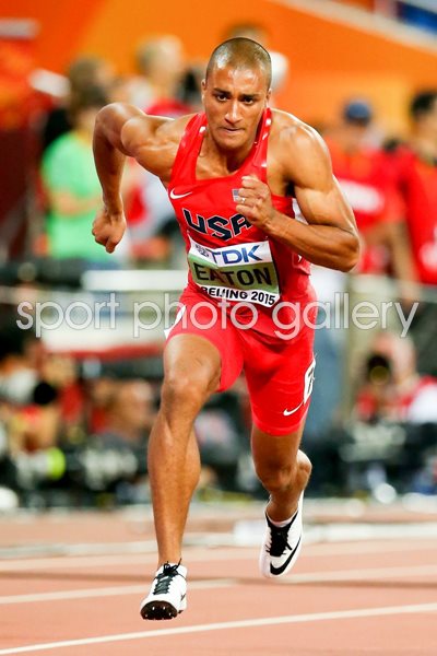 Ashton Eaton USA Decathlon 400m Beijing 2015