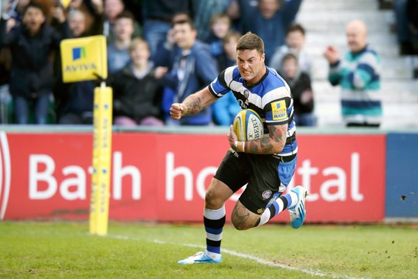 Matt Banahan Bath v Worcester Warriors 2014