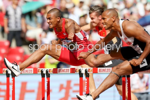 Ashton Eaton USA Decathlon 110m Hurdles Beijing 2015