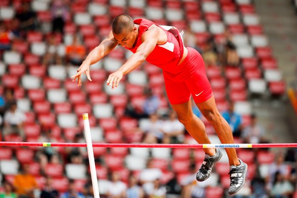 Ashton Eaton USA Decathlon Pole Vault Beijing 2015