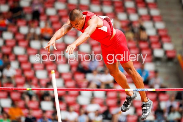 Ashton Eaton USA Decathlon Pole Vault Beijing 2015