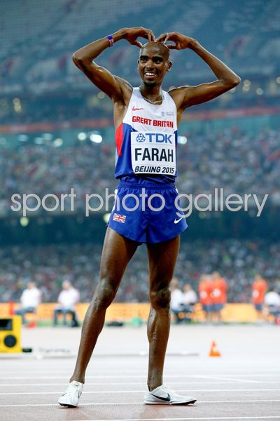 Mo Farah Gold 5000m Gold World Athletics 2015