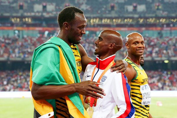  Mo Farah & Usain Bolt World Athletics Beijing 2015