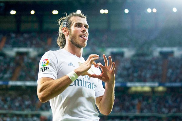 Gareth Bale Real Madrid heart goal celebration