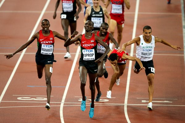 Asbel Kiprop Kenya 1500m Gold World Athletics 2015 