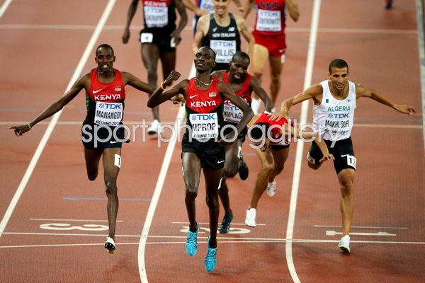 Asbel Kiprop Kenya 1500m Gold World Athletics 2015 