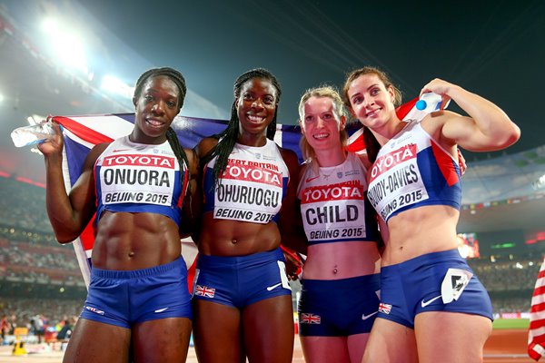 Great Britain 4x400m World Bronze Beijing 2015