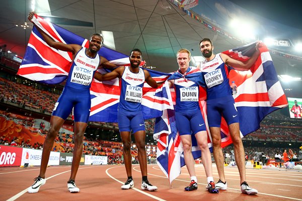 Great Britain 4x400m World Bronze Beijing 2015