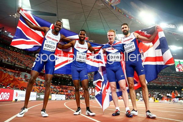 Great Britain 4x400m World Bronze Beijing 2015