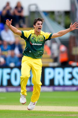 Pat Cummins Australia v England T20 Cardiff 2015