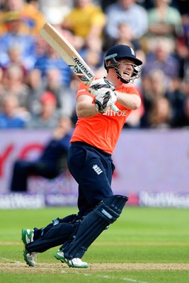 Eoin Morgan England v Australia T20 Cardiff 2015