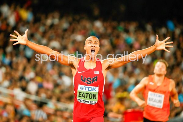 Ashton Eaton Decathlon Gold World Athletics Championships 2015