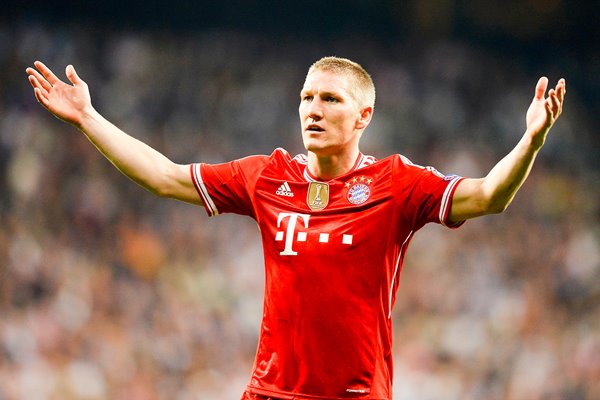 Bastian Schweinsteiger Bayern v Real Madrid