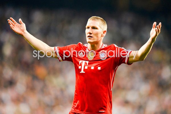 Bastian Schweinsteiger Bayern v Real Madrid