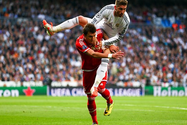 Sergio Ramos Mario Mandzukic Champions League 2014