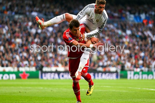 Sergio Ramos Mario Mandzukic Champions League 2014