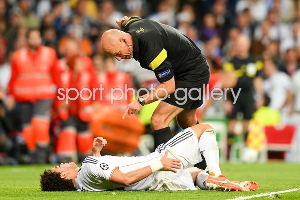 Pepe Real Madrid Howard Webb Champions League 2014 