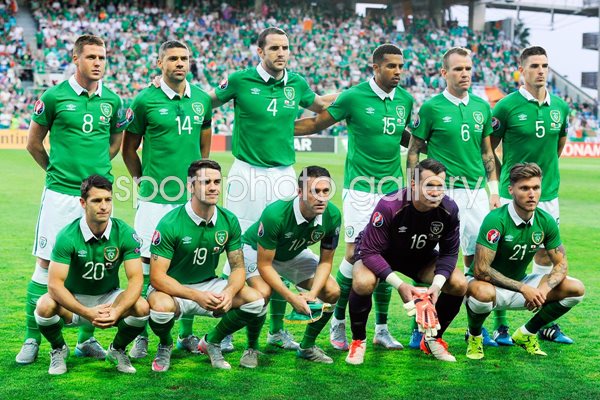 Ireland team line up
