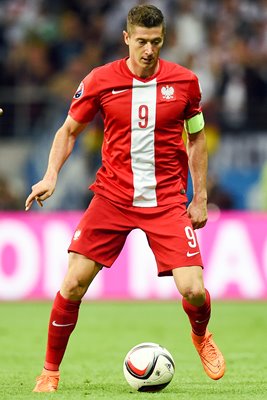 Robert Lewandowski Poland v Germany