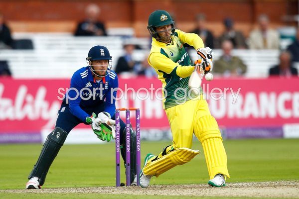 Glenn Maxwell Australia v England ODI Lord's 2015