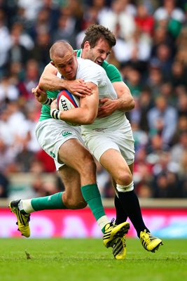 Mike Brown England v Ireland Twickenham 2015