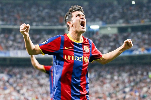 David Villa Barcelona 2011