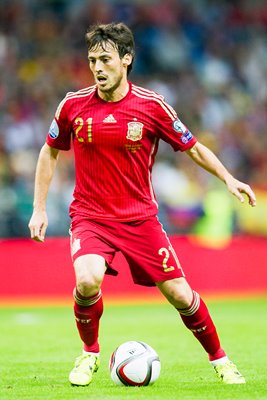 David Silva of Spain