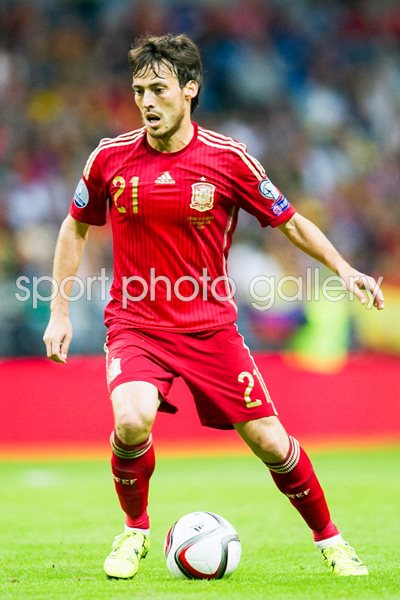 David Silva of Spain