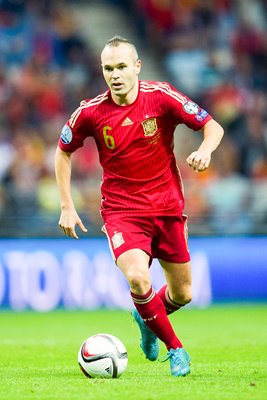 Andres Iniesta of Spain