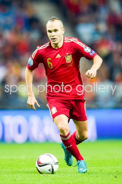 Andres Iniesta of Spain
