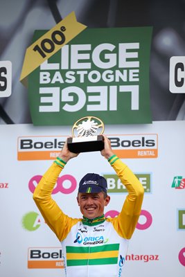 Simon Gerrans Australia wins Liege Bastogne 2014