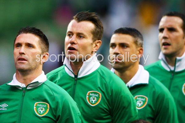 Keane, Given, Walters, O'Shea of Ireland 