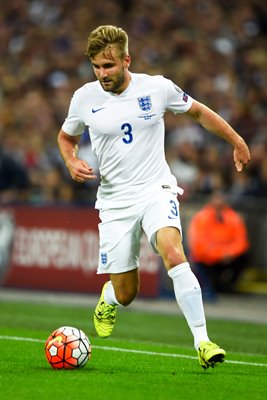 Luke Shaw England v Switzerland Wembley 2015