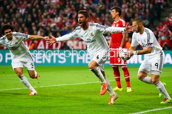 Sergio Ramos Celebrating Champions League 2014