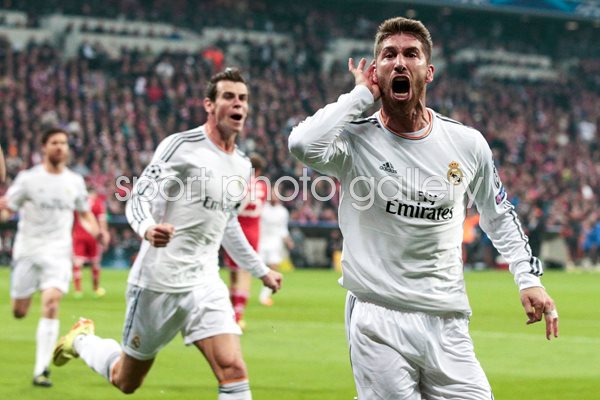 Goal scorer Sergio Ramos Real Madrid
