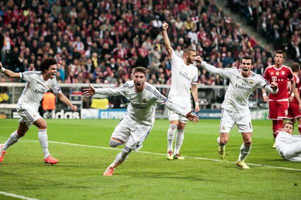 Sergio Ramos Celebrating Champions League 2014